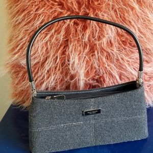 Vintage Grey Wool Kate Spade Bag